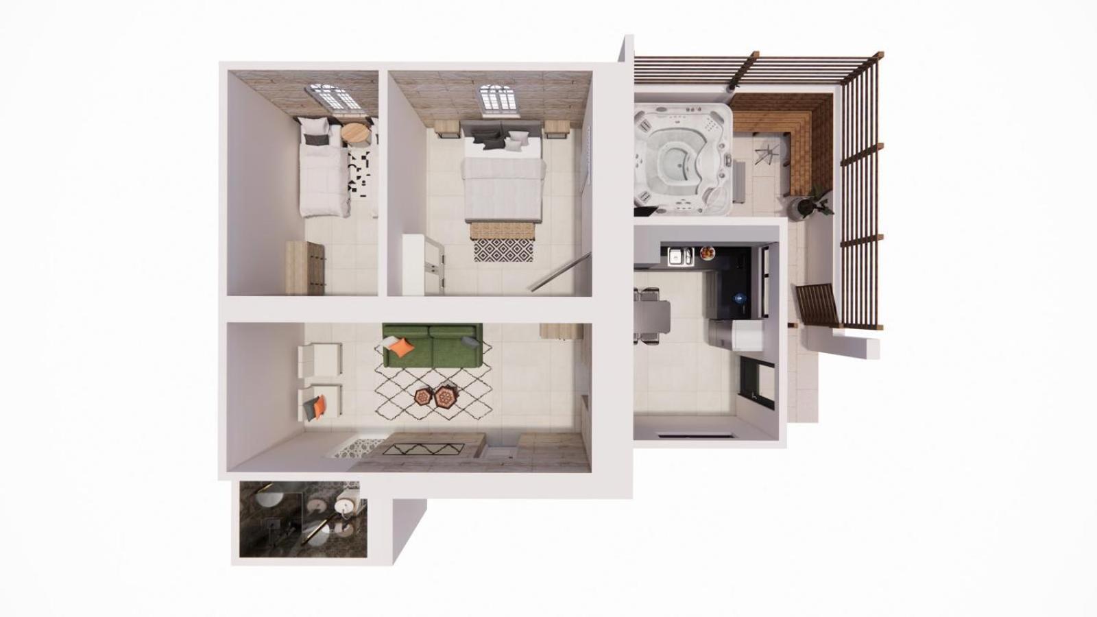 Mamilla View- Suites & Apt Hotel Kudüs Oda fotoğraf